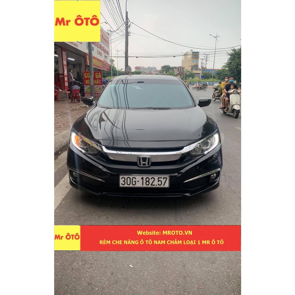 Rèm Che Nắng Xe Honda Civic 2019-2021 Hàng Loại 1. Cam Kết Vải Dày Dặn, Chuẩn Khít Theo Xe