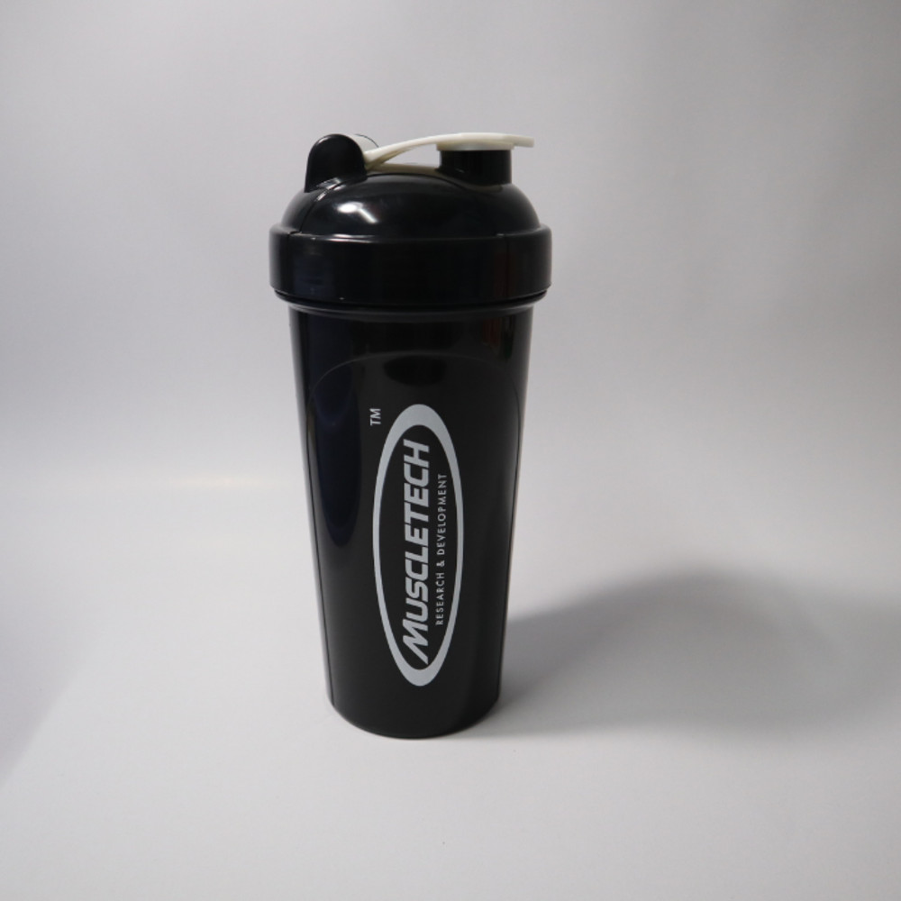 Bình lắc Shaker Muscletech 600ml màu đen, bình nước thể thao  - New Version - Nutrition Depot