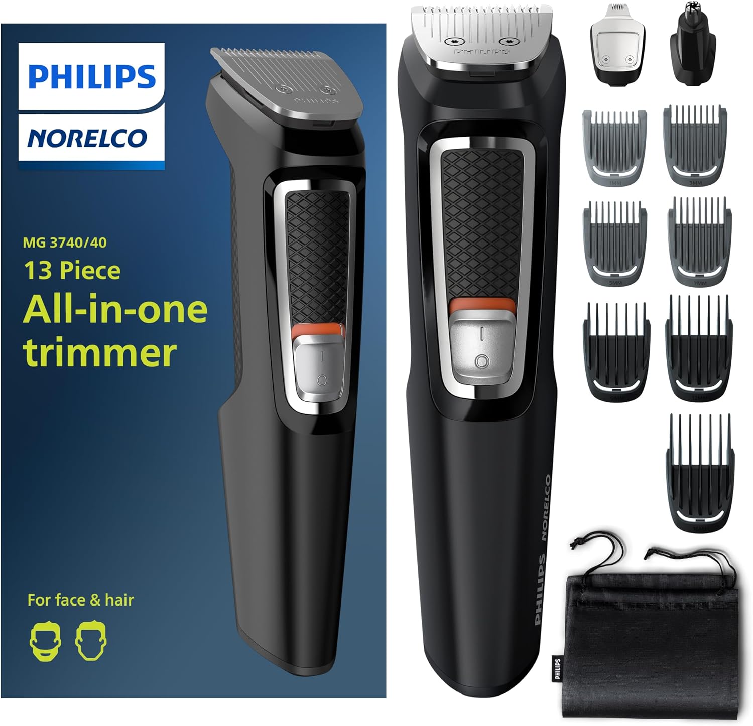 Bộ tông đơ đa năng Norelco Philips Multi Groom 3000 MG3740/40 Hàng chính hãng