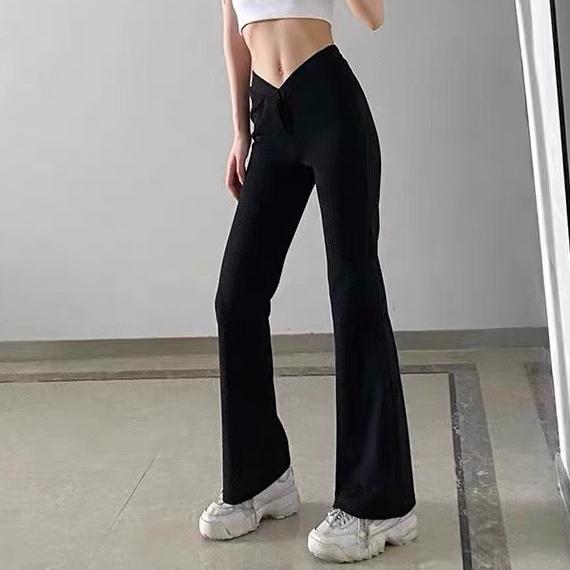 Quần Dài Cạp Cao Dáng DàiTrước Phong Cách Ulzzang_Mẫu Mới Nhất D5