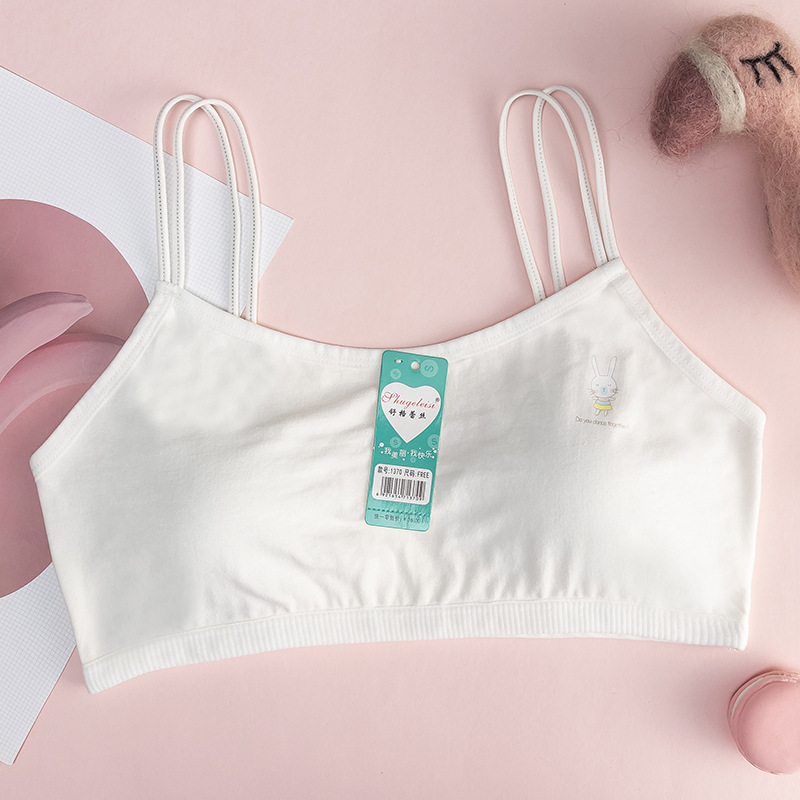 Áo lót nữ, áo lót học sinh 2 dây cotton mút liền 1370