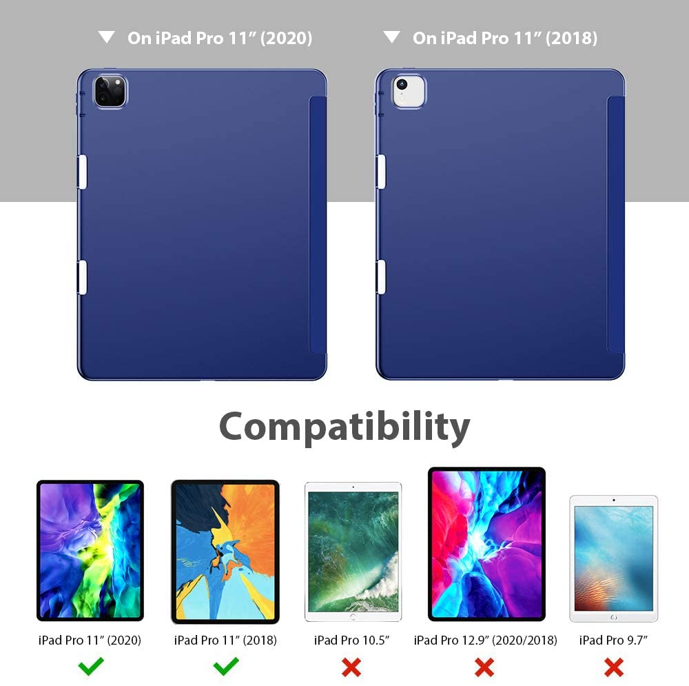 Bao Da / Case ESR Rebound Pencil Dành Cho iPad Pro 11 inch và 12.9 inch 2020 - Hàng Chính Hãng