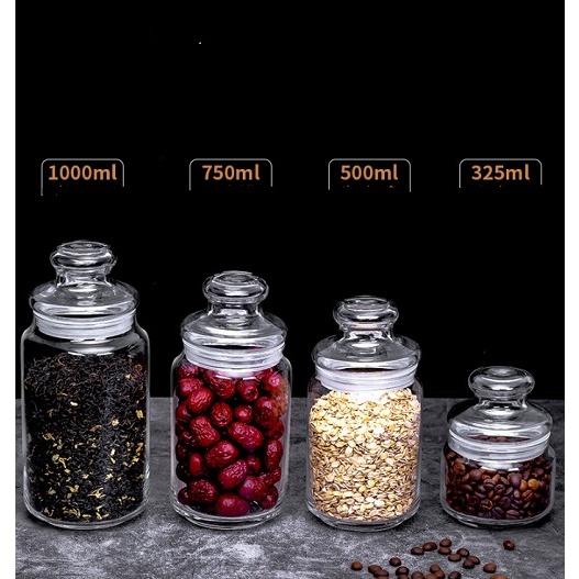 Hũ Thủy Tinh Ocean Pop Jar Glass Lid | Hũ Nắp Thủy Tinh