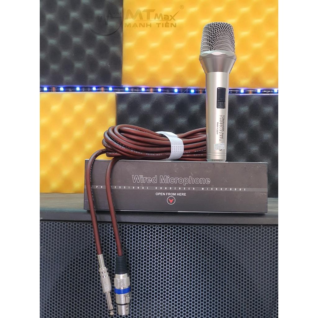 Micro có dây Tomahawk 2023 - Mic hàng nhật bãi xịn - Dây dài 5m - Thiết kế bắt mắt, sang trọng - Chất âm nhẹ, siêu sáng