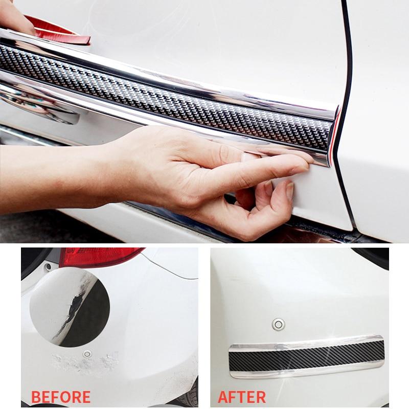 Miếng dán bằng sợi carbon cao su bảo vệ cho cửa xe ô tô