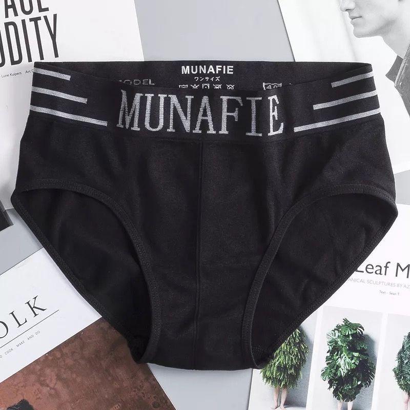 Quần sịp đùi nam cotton munafie Free Size, Quần lót nam boxer cao cấp bokisd.store