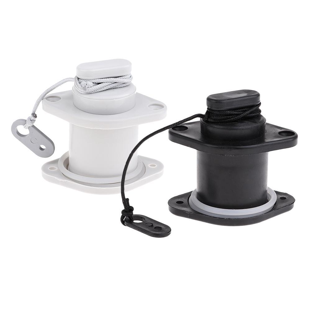 2-6pack Universal PVC Scupper Drain  Cap for Kayak Inflatable Boat 36mm