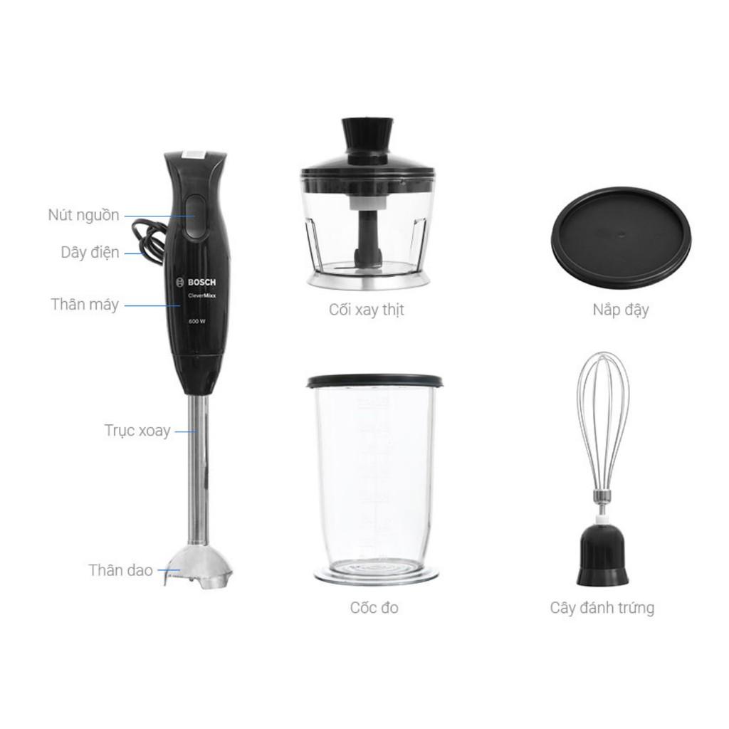 Máy xay cầm tay Bosch Clever 600W - SX Đức - Hàng chính hãng
