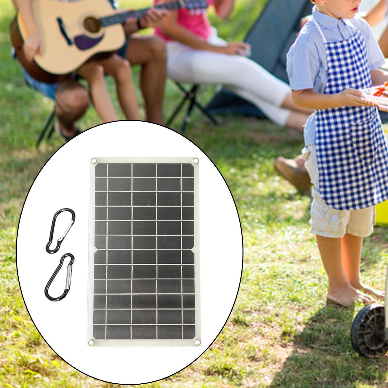 10W 5V USB POLYSILICON SOLAR PANEL REGULATOR TRICKLE BATTERY CHARGER RV CAR