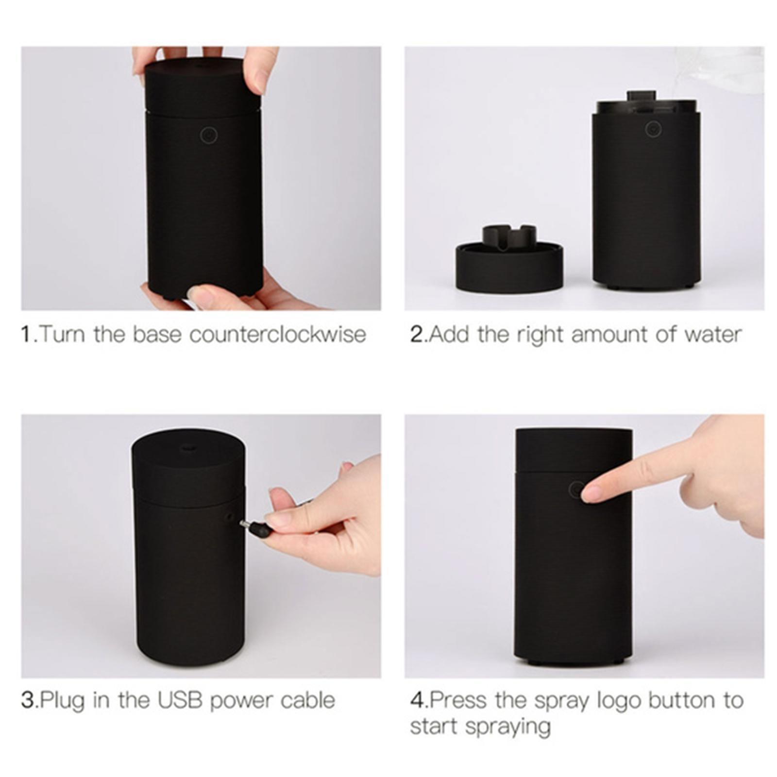 USB Car Humidifier, Mini Portable Humidifiers Air Purifier Quiet Operation