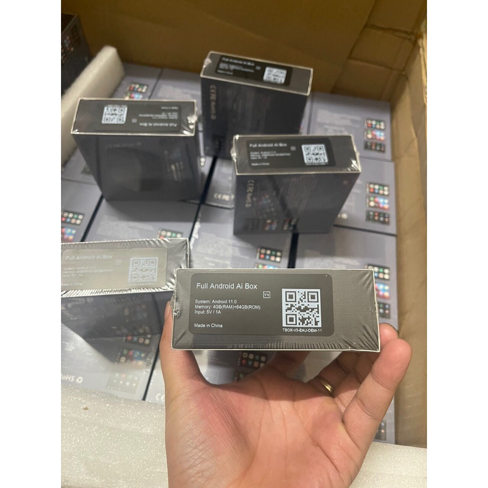 Bộ Chuyển Đổi CarPlay A.ndroid Bo.x AI Ram 4GB, Rom 64GB, DDR3 4GB