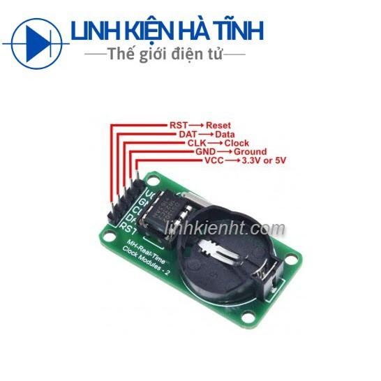 DS1302 MẠCH ĐỒNG HỒ THỜI GIAN THỰC MODULE THỜI GIAN THỰC KÈM PIN CR2032