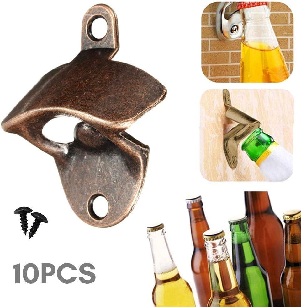 10 Cái Dụng Cụ Mở Nắp Chai Treo Tường Dụng Cụ Mở Nắp Chai Treo Tường Khui Bia Trồng Bia Cố Định Chất Liệu Thanh Bia Soda Nắp Thủy Tinh