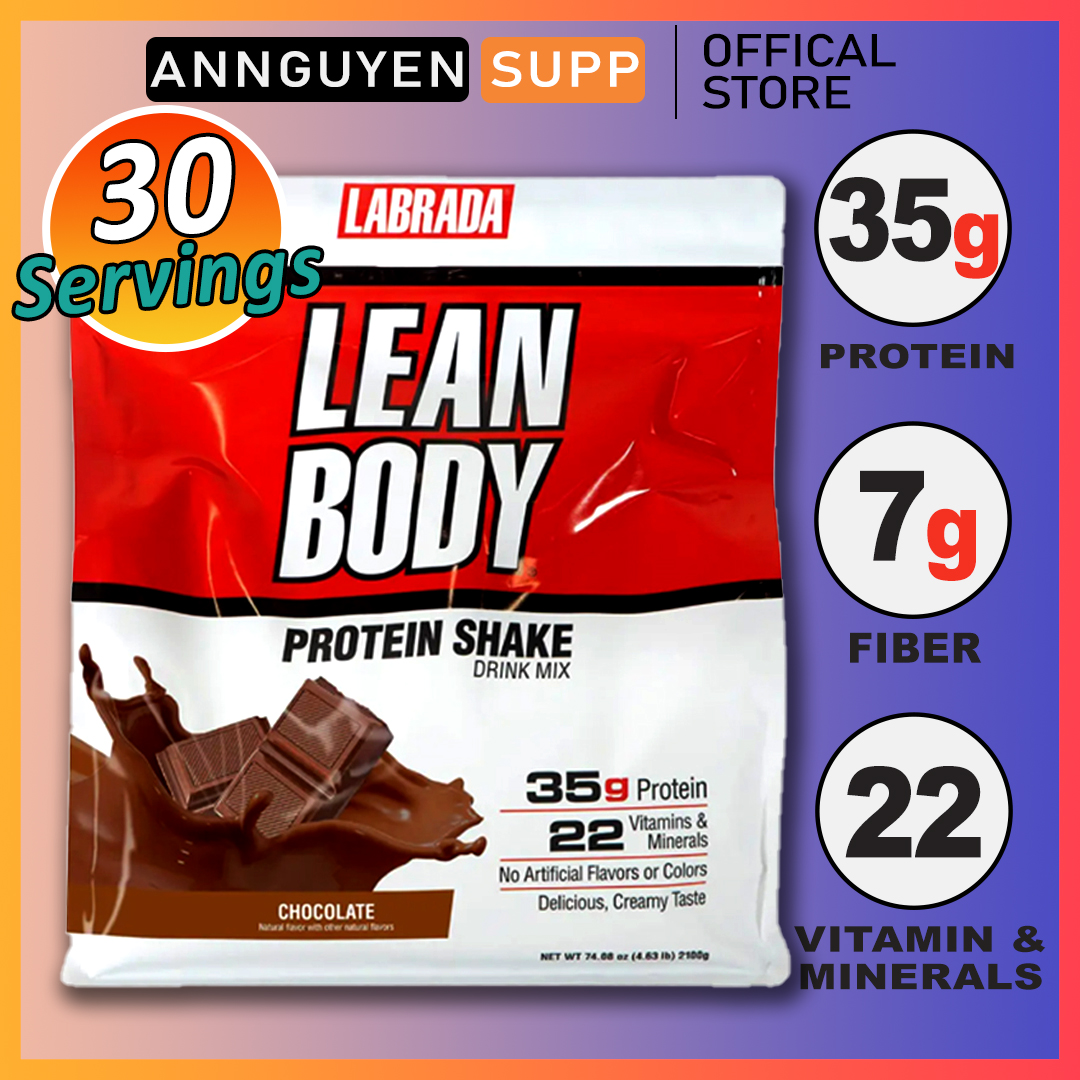 LABRADA LEAN BODY PROTEIN SHAKE 30 LIỀU DÙNG