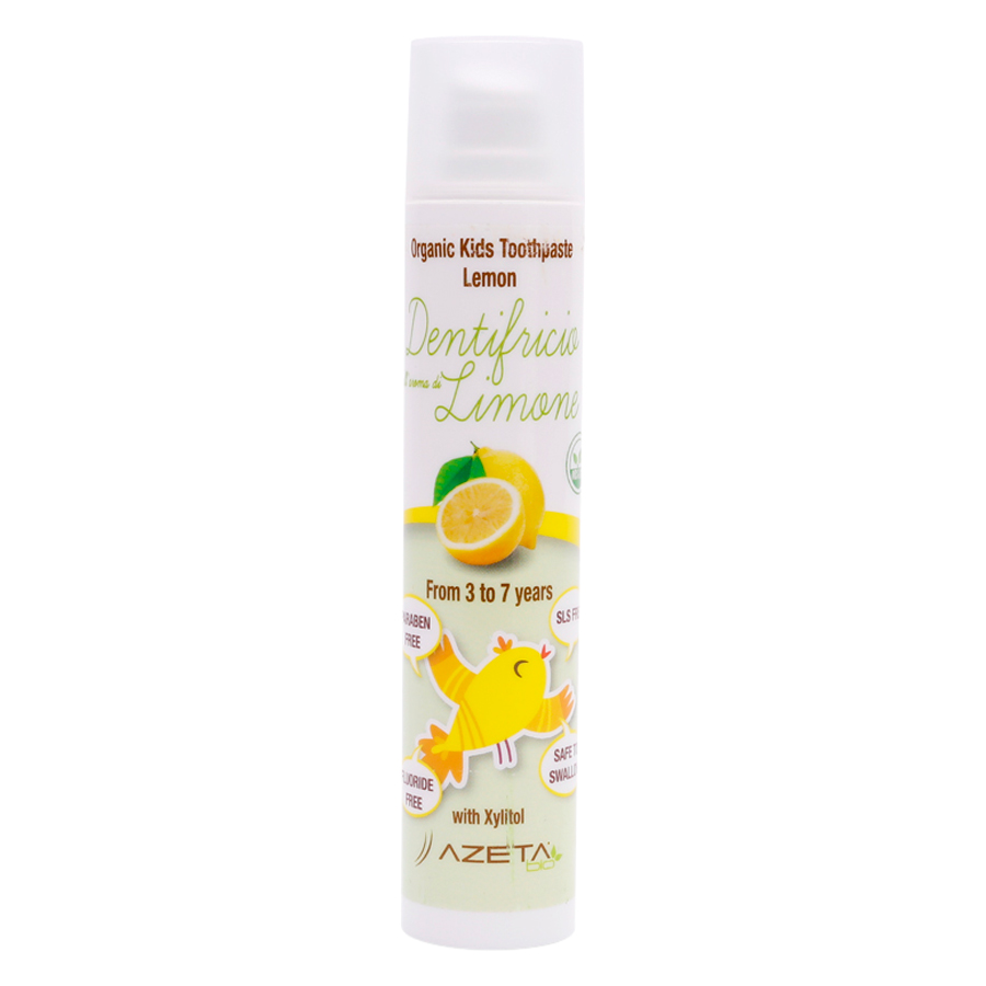 Gel Đánh Răng Vị Chanh Organic Toothpaste Lemon Azeta Bio GDR006 (50ml)