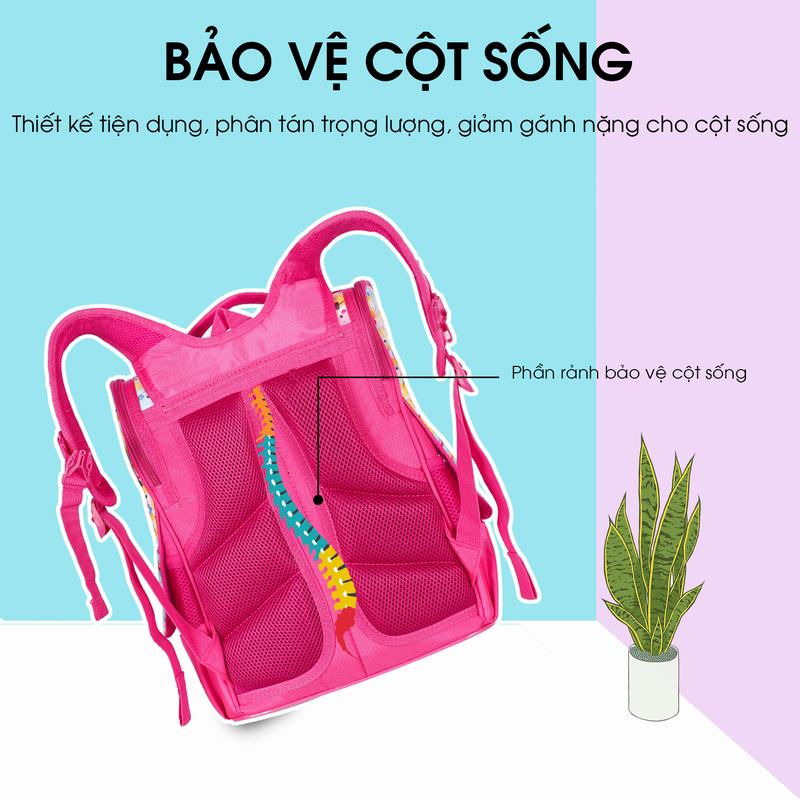 Cặp Học Sinh Chống Gù MITI C11060W_MIC Dành Cho Bé Gái