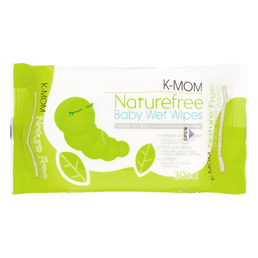 Khăn Ướt K-mom KM13111 (30 Cái) - Mẫu Ngẫu Nhiên