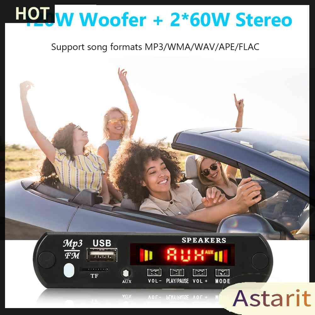 Bảng Mạch Khuếch Đại Âm Thanh MP3 Bluetooth DC 8V-24V 2x60W