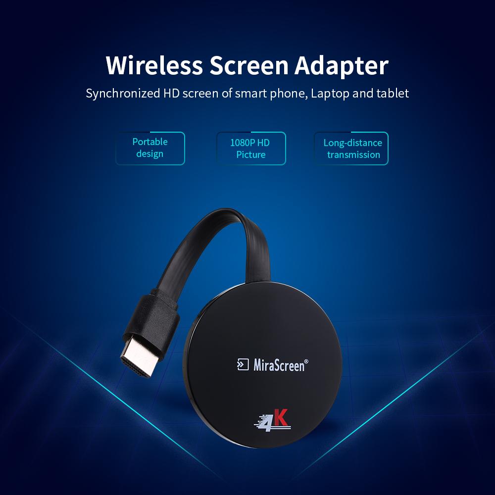 Wireless Dongle WiFi Display Dongle 1080P HD 4K Receiver Miracast Adapter Wireless Screen Converter Adapter DLNA Airplay