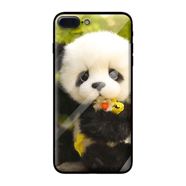 Ốp kính cường lực cho iPhone 8 Plus  GẤU 3 - Hàng chính hãng