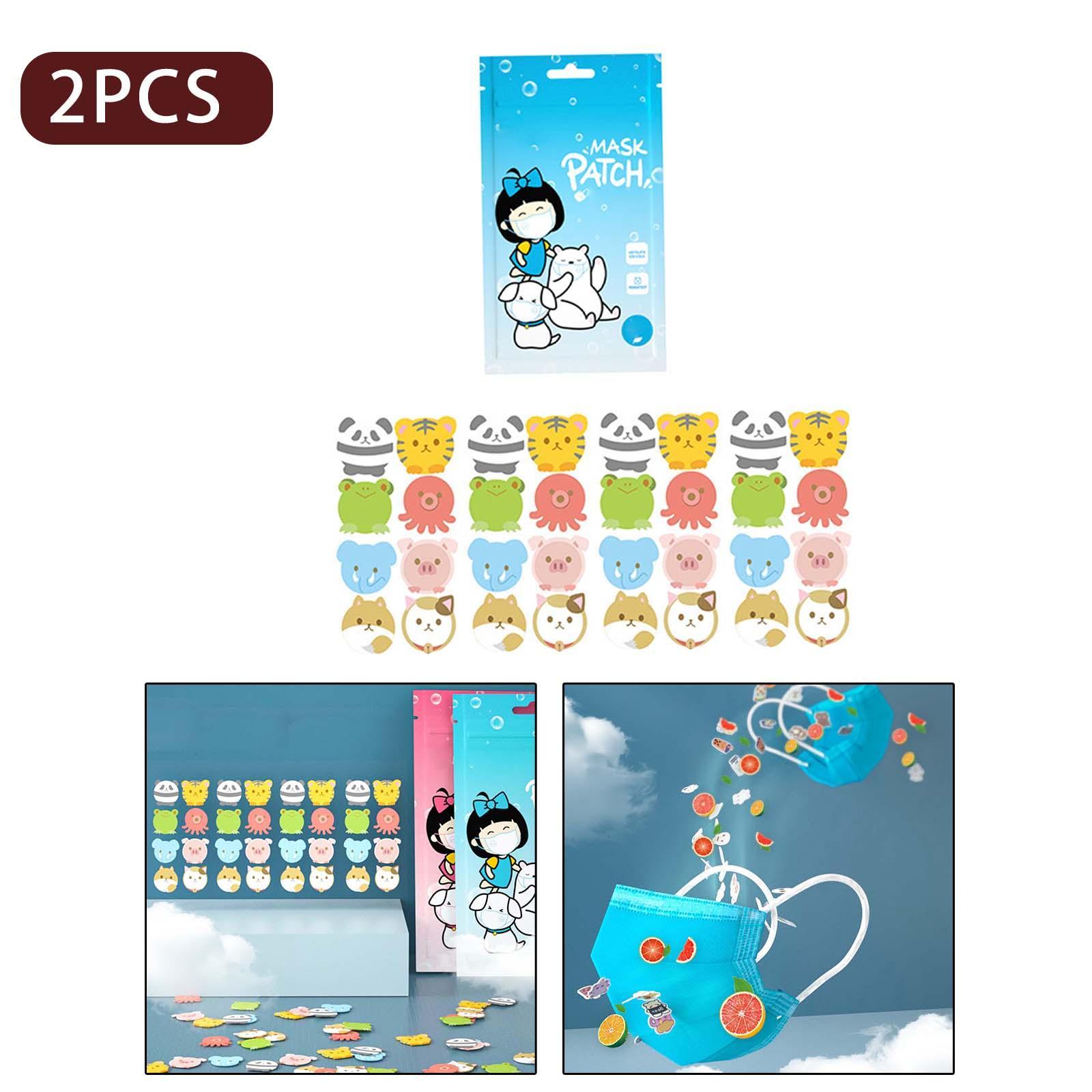 64 Pieces Cute  Stickers Scented Decor Easy to Use Removal Aroma