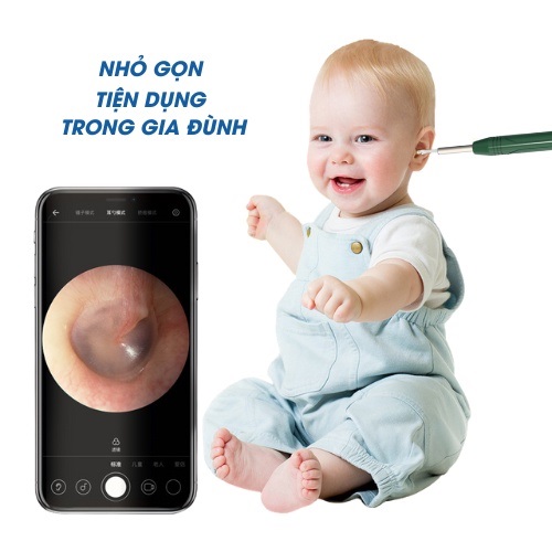 Camera Nội Soi Tai Wifi Không Dây Camera Nội Soi Tai, Mũi, Họng Kết Nối Điện Thoại, Camera nội soi cho ios Cho Hình Ảnh Nắc Nét