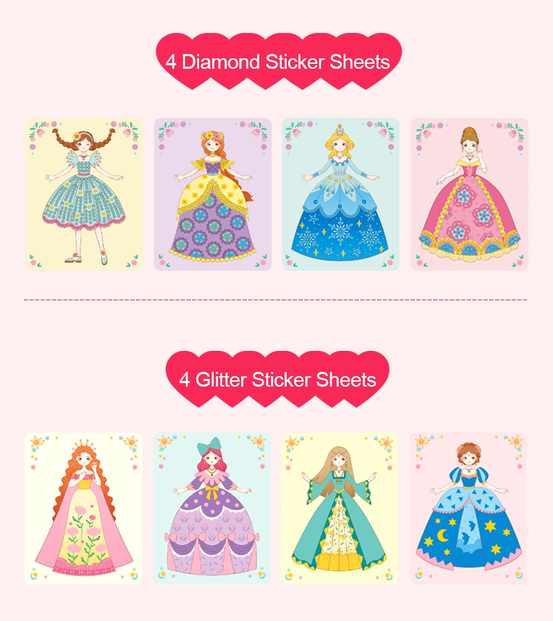 Bộ Đồ Chơi Trang Điểm và Thiết Kế Thời Trang Công Chúa 3in1 – Mideer Dress Up Game Set – Princess Makeup Kit