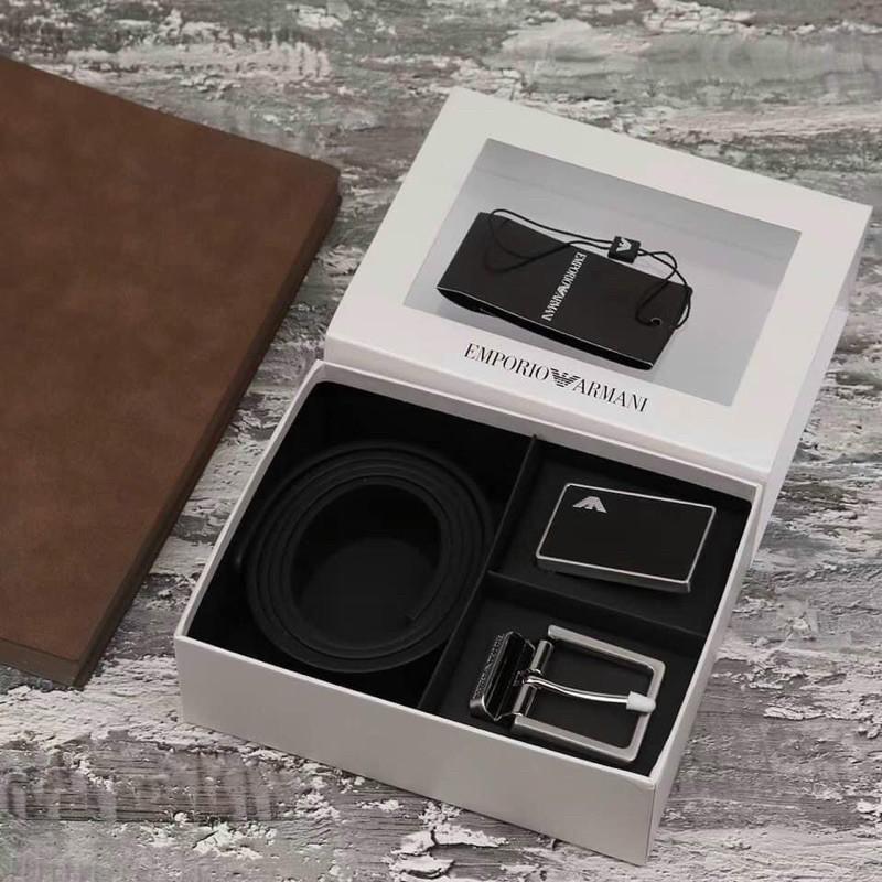 Set nịt thắt lưng 2in1 Armanie for men