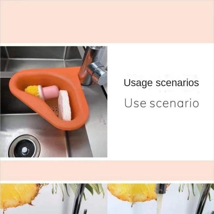 Khay Lọc Rác Gắn Bồn Rửa Bát Có Móc Treo Hình Thiên Nga