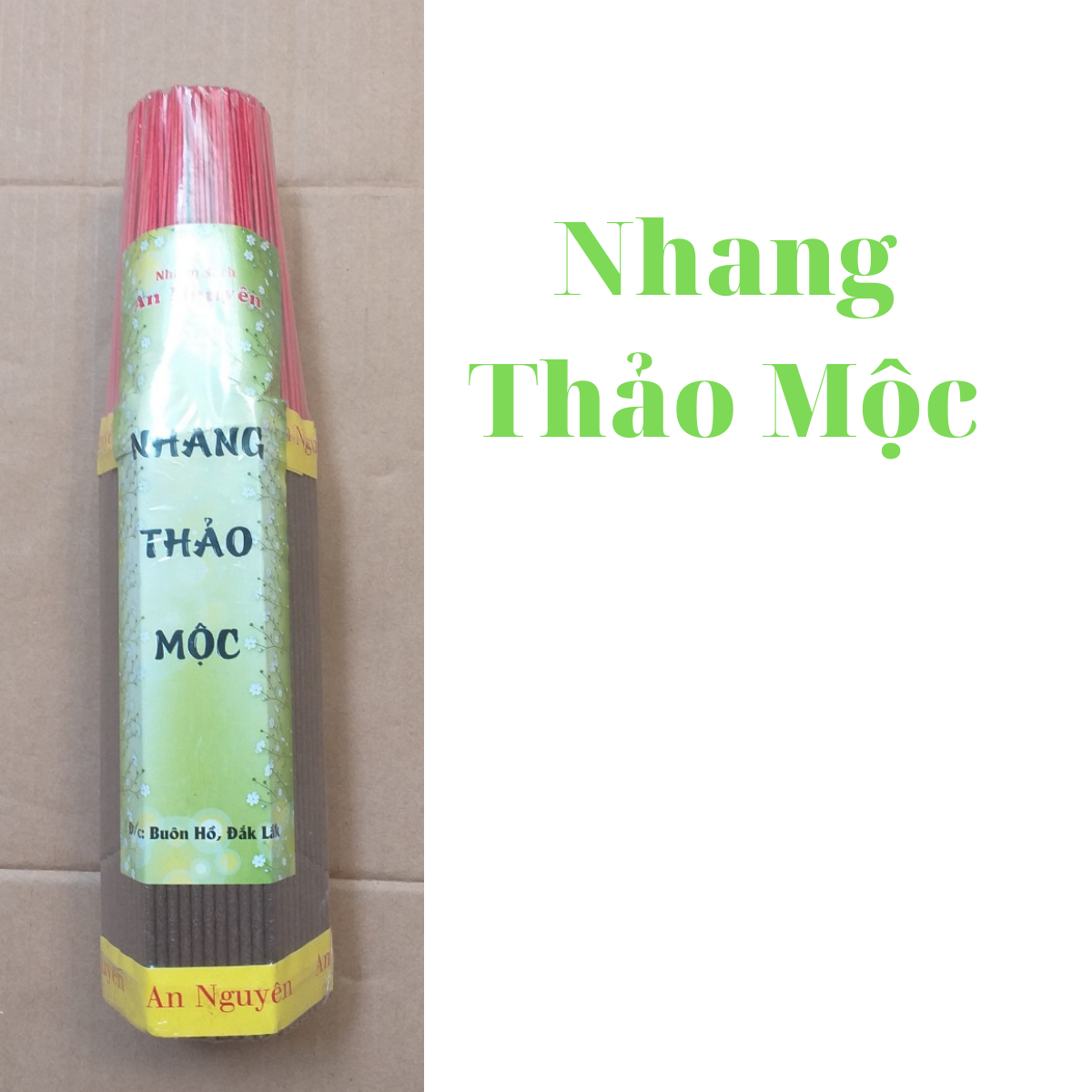 NHANG ( HƯƠNG) SẠCH THẢO MỘC 30cm.