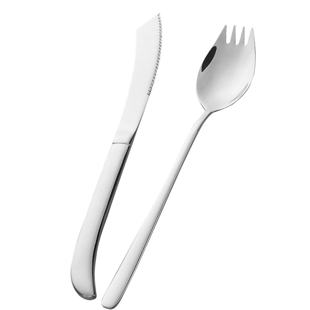 Stainless Steel Knife Fork Spoon Cutlery Tableware Flatware Gift Silver