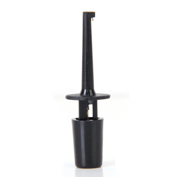 60 Pieces SMD IC Electrical Test Hook For Probe Black Clamp Grabber Test Probe