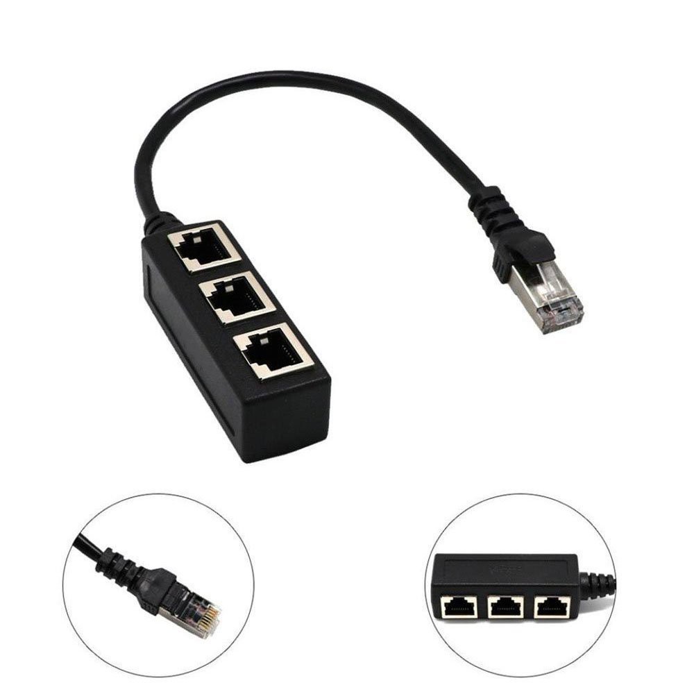 Bộ Chia Cổng Mạng LAN RJ45 1 Sang 3 Cổng