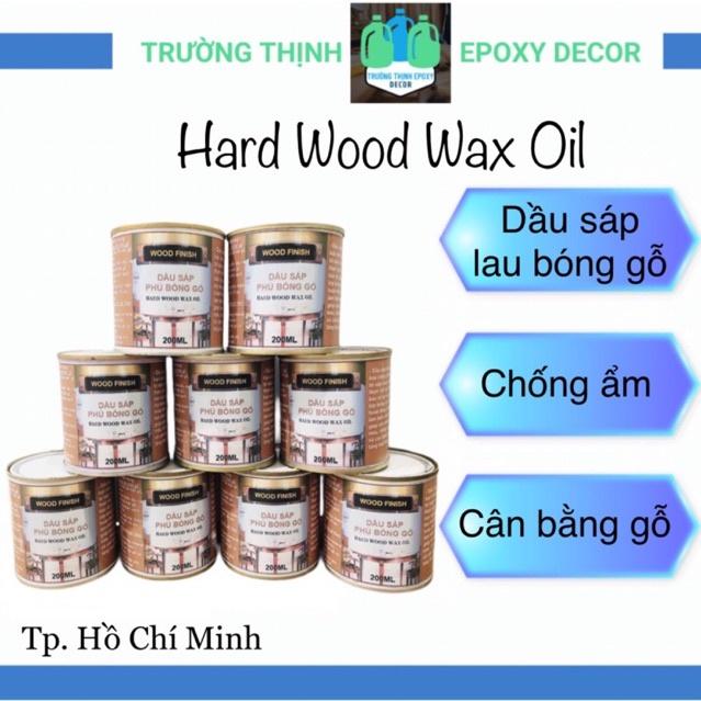 Dầu Sáp Cứng Lau Phủ Bóng Hoàn Thiện Bề Mặt Nội Thất Gỗ Và Resin 200ML Hộp Thiếc - Trường Thịnh Sài Gòn