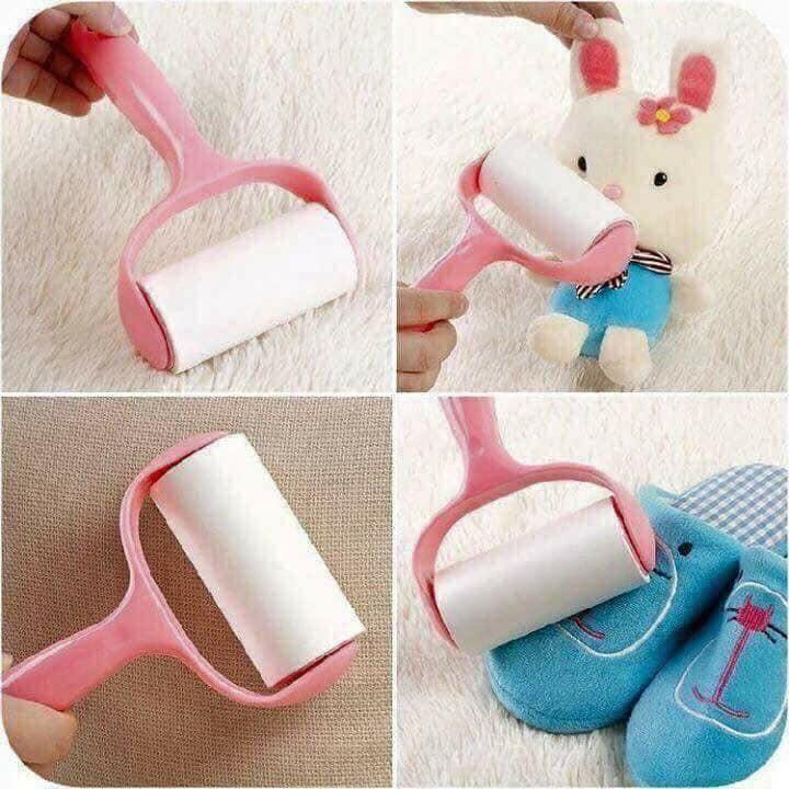 Bộ Cây Lăn Bụi 3 Lõi Cán Hồng