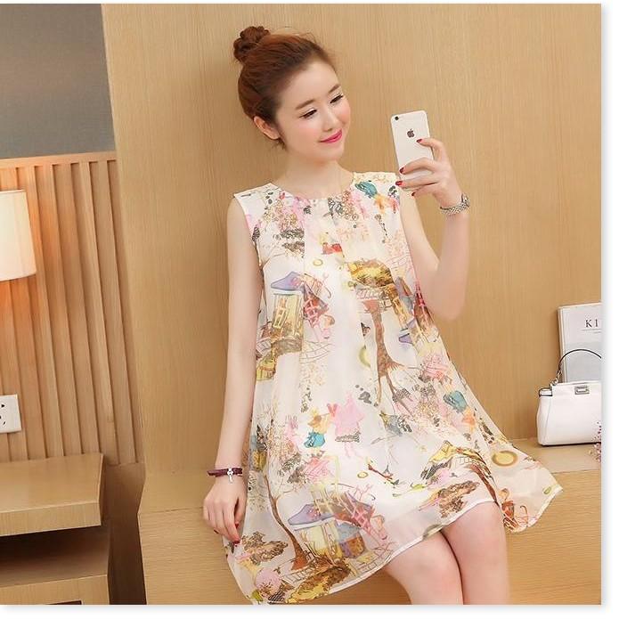 Đầm bầu đẹp thời trang Hàn Quốc