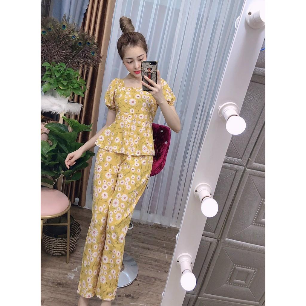 Đồ Bộ Nữ Lụa Set Bộ Quần Dài Chất Lụa Mềm Mịn hxfashion