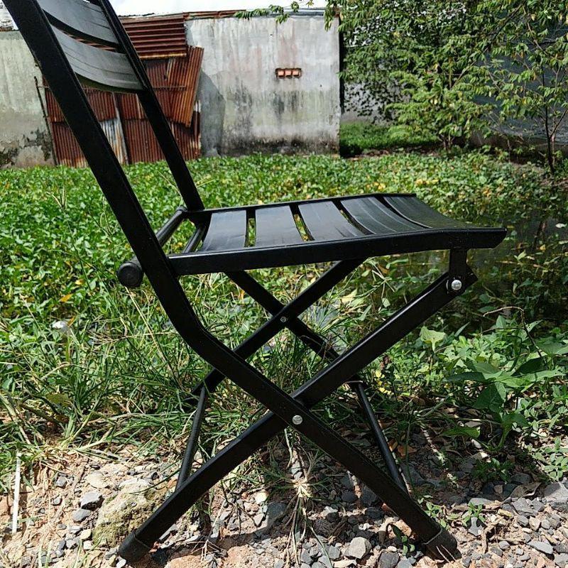 Ghế xếp tựa lưng ngồi cao 35cm