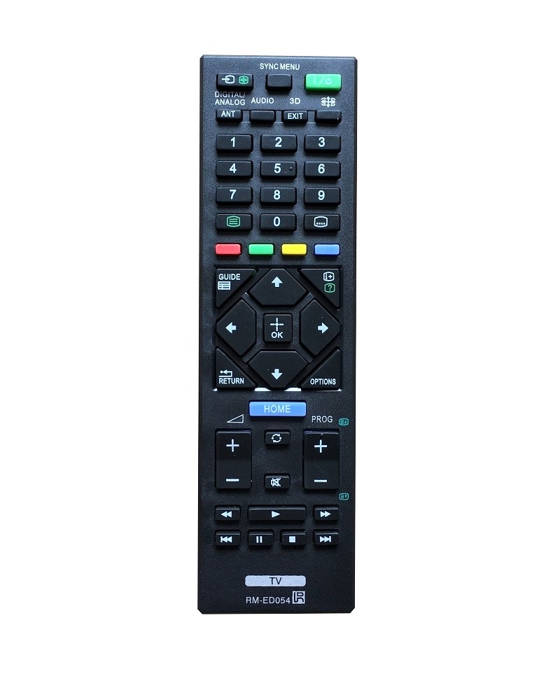 Remote Điều Khiển Dành Cho TV LED, TV 3D, Internet TV SONY RM-ED054 Grade A+ (Kèm Pin AAA Maxell)