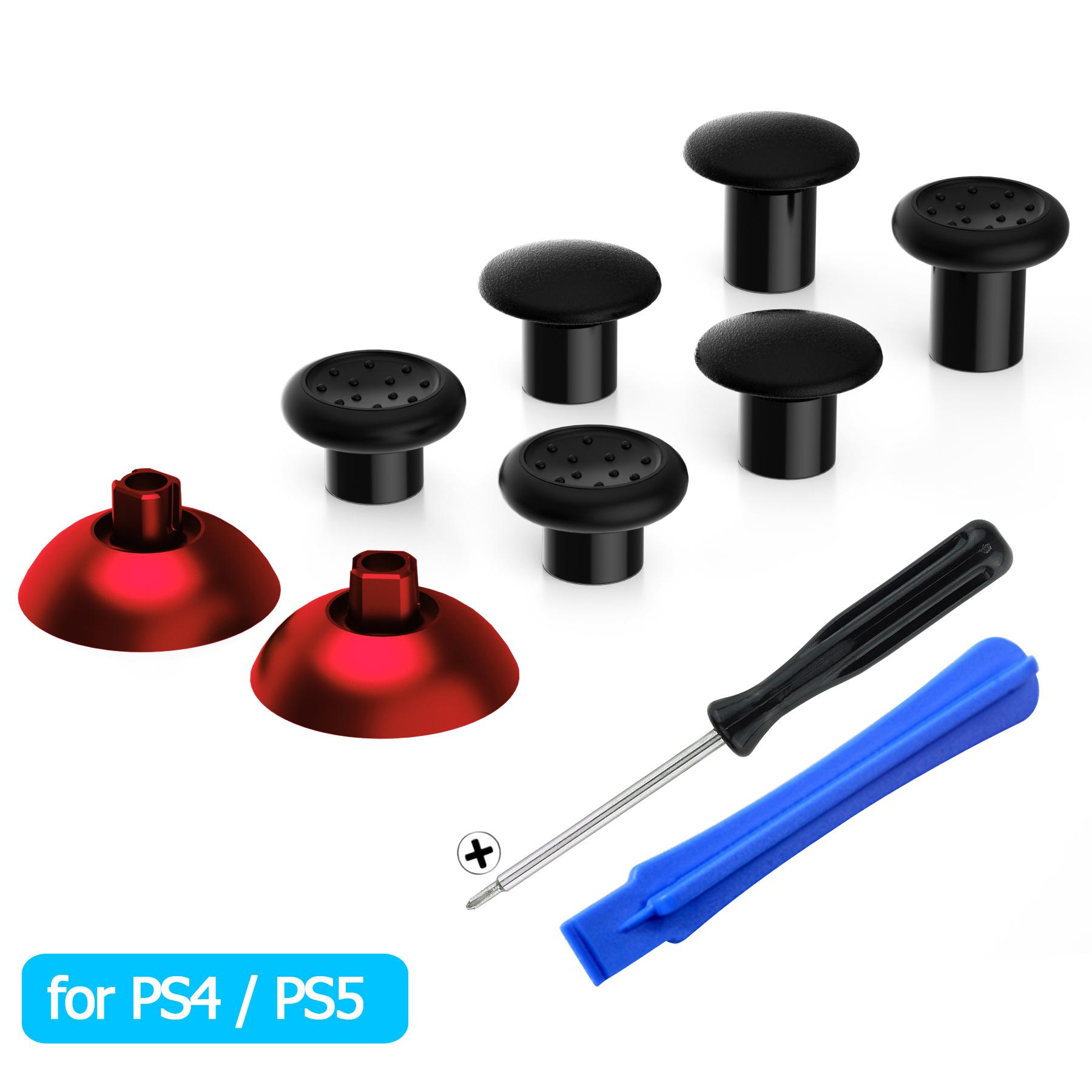 Thumbstick có thể hoán đổi cho nhau với 3 cần điều khiển có thể điều chỉnh cho bộ điều khiển PS5, cho PS4 Tất cả các bộ điều khiển mô hình màu: xanh và đen