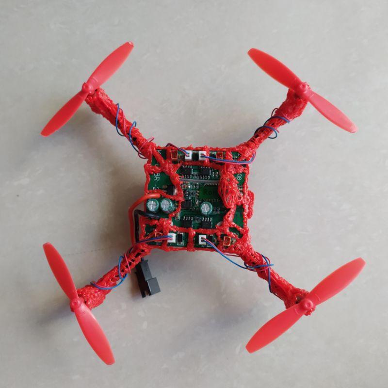 Máy bay flycam drone quadcopter loại 7.4v tự thực hành lắp ráp.
