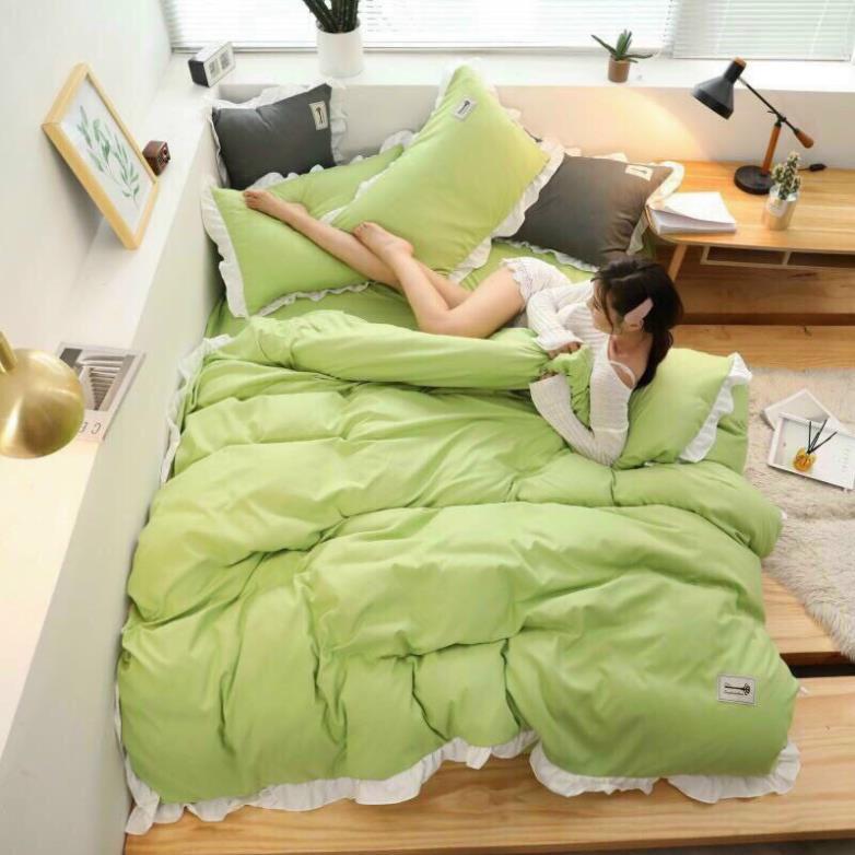 Bộ Chăn Ga Gối Cotton TC -Mẫu mới nhất 2021