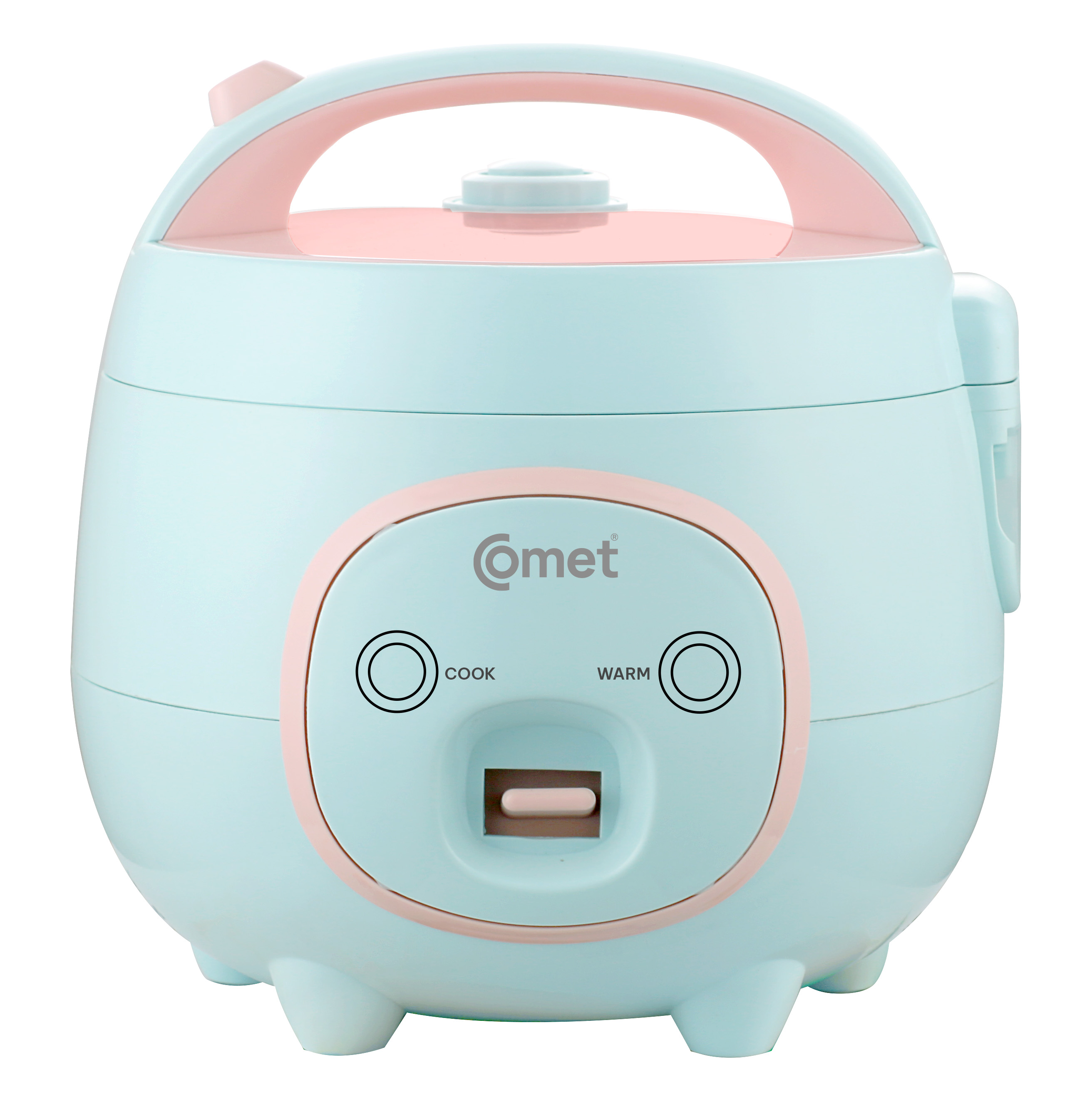 Nồi Cơm Điện Mini Comet CM8006 - Dung Tích 0.8L, Nắp Gài, Lòng Nồi Chống Dính - Hàng Chính Hãng Bảo Hành 12 Tháng