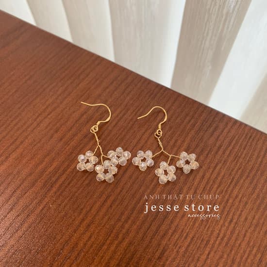 Bông tai sát tai hàn quốc chất liệu vag 14k Jesse store