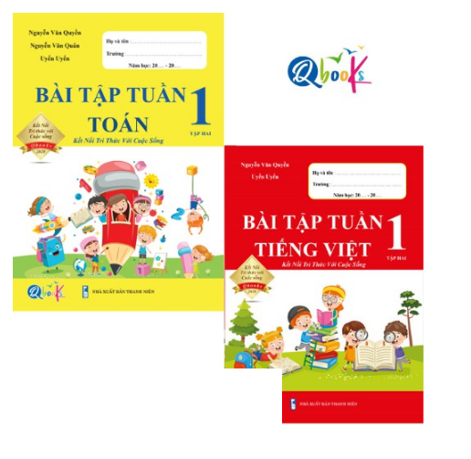 Sách - Combo Bài Tập Tuần Toán và Tiếng Việt 1 - Kết Nối Tri Thức Với Cuộc Sống - Tập 2