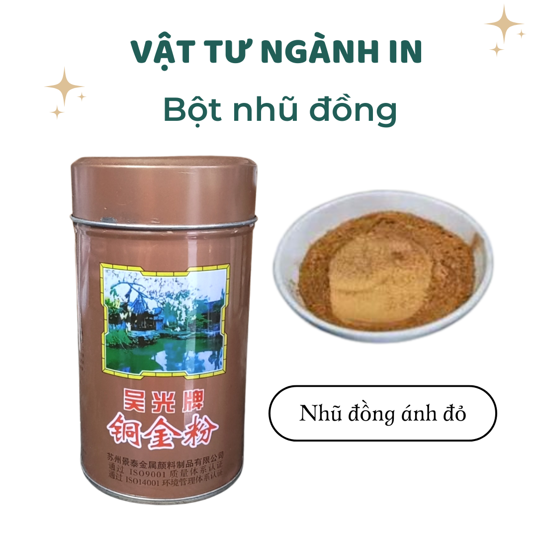 Bột nhũ vàng đồng in lụa, pha sơn