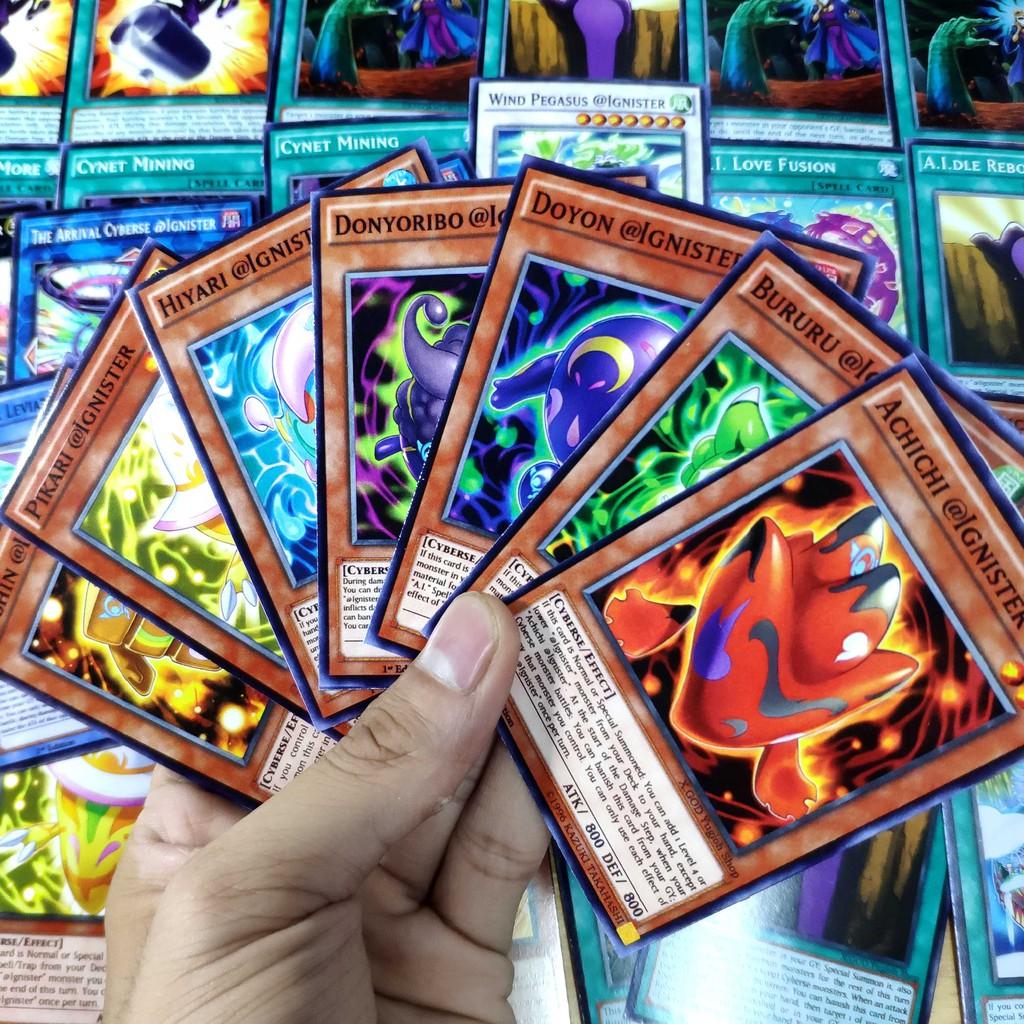 Bài Yugioh ️️ Thẻ bài Yugioh VRAINS Ignister deck 54 lá