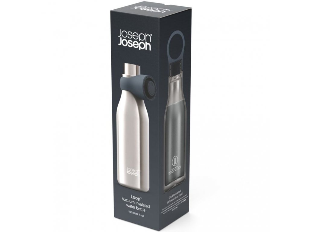 Bình giữ nhiệt Joseph Joseph 81121 Loop (Steel) dung tích 500ml Hàng chính hãng