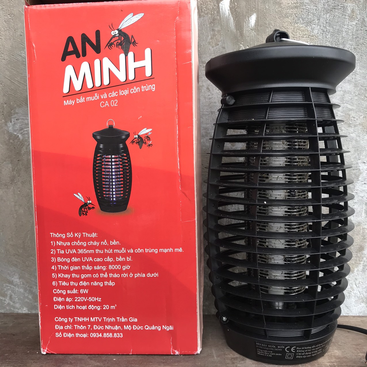 Combo 2 đèn diệt muỗi An Minh  model Ca02