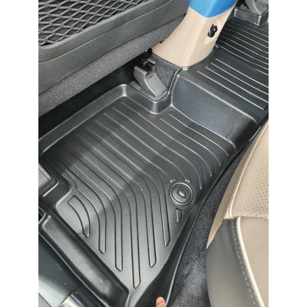 Thảm lót sàn xe ô tô Hyundai Tucson 2016- 2021 Nhãn hiệu Macsim chất liệu nhựa TPE màu đen hàng loại 2